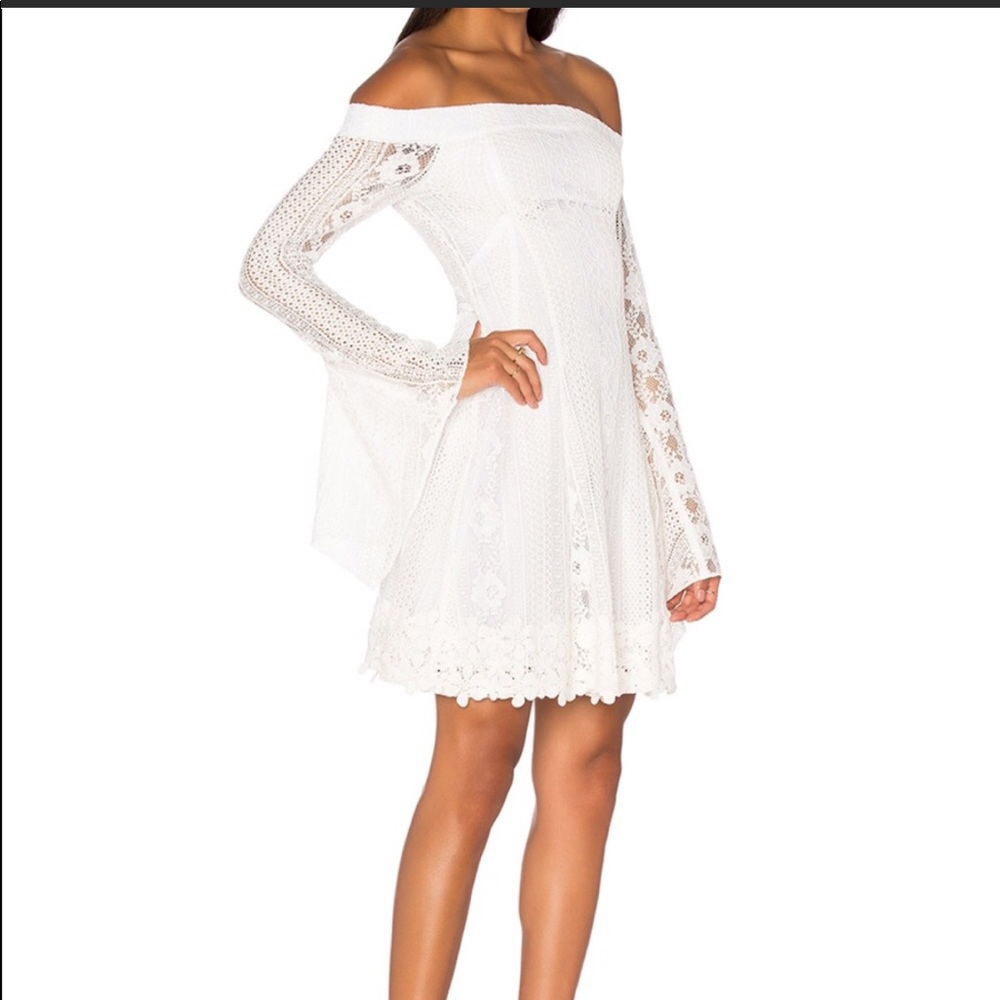 Nicholas cornelli lace fit & flare dress.